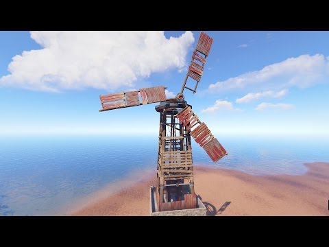 RUST – Ветряная мельница! Скрытый контент!