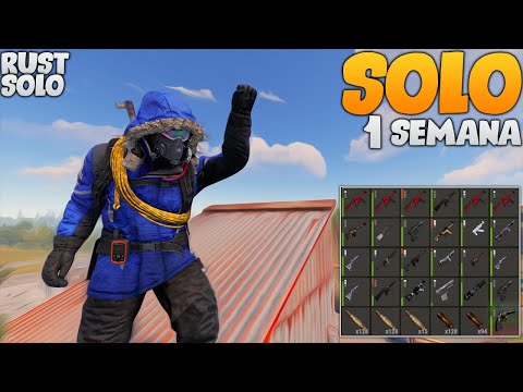 RUST SOLO BR – JOGUEI DURANTE 1 SEMANA NO SERVIDOR