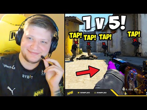 S1MPLE DID THE IMPOSSIBLE AGAIN!! INSANE 1V5 CLUTCH! CSGO Twitch Clips