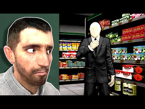 SLENDER MAN IS STALKING ME AT WORK! – Garry's Mod Gameplay