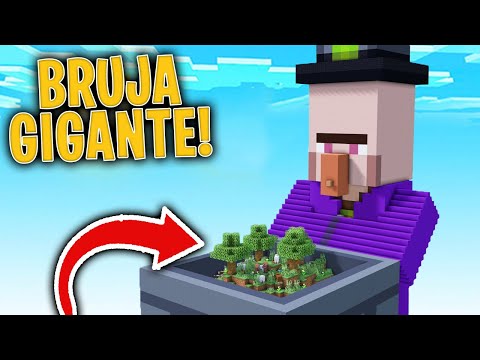 Sobrevivo en UNA BRUJA GIGANTE de MINECRAFT! 😱 ¿Sobreviviré?