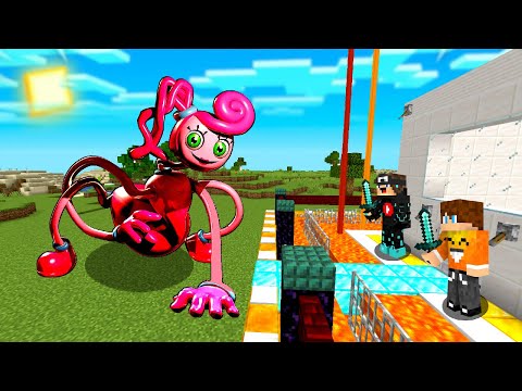 TAJNA BAZA vs MOMMY LONG LEGS w Minecraft!