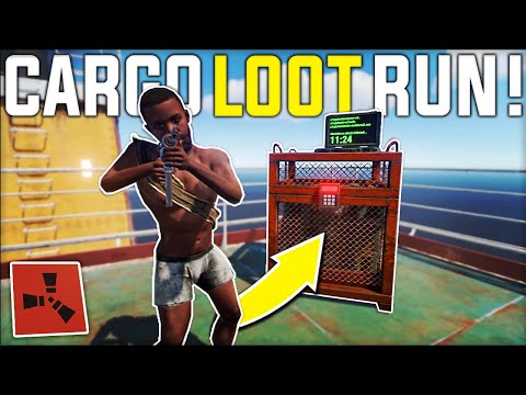 TAKING OVER the RUST CARGO SHIP As FRESH SPAWN On WIPE DAY – Rust Gameplay Ep 1