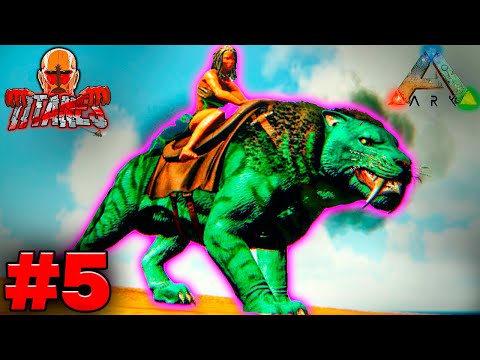 TAMEANDO BESTIAS y *NUEVO MERCADO* 😱 TITANES #5 🔥 ARK: Survival Evolved