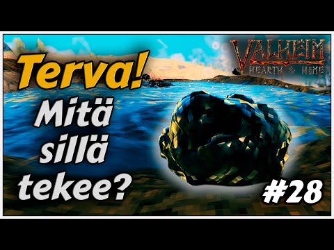 Terva! Aivan mahtava raaka-aine! – Valheim Suomi – #28