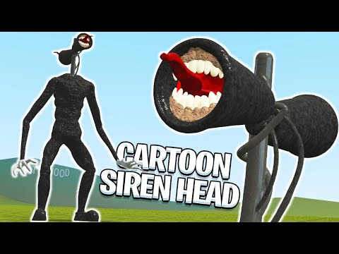 The CARTOON SIREN HEAD is Here! (Garry's Mod)