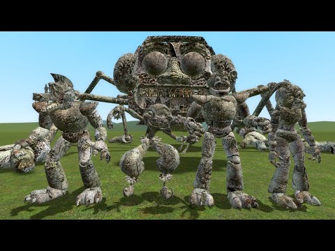 TURNING FNAF SECURITY BREACH ANIMATRONICS INTO STONE in Garry's Mod!