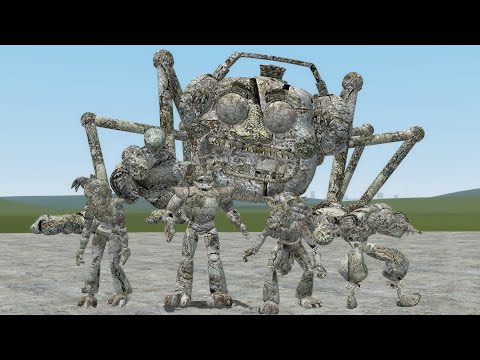 TURNING FNAF SECURITY BREACH ANIMATRONICS INTO STONE in Garry's Mod!