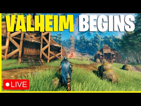 VALHEIM BEGINS – BOOMERS FIRST TIME! | Valheim Multiplayer Gameplay EP1