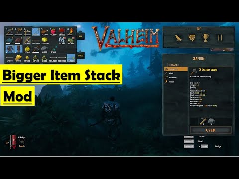 Valheim Bigger Item Stack Mod | How to Install and Gameplay