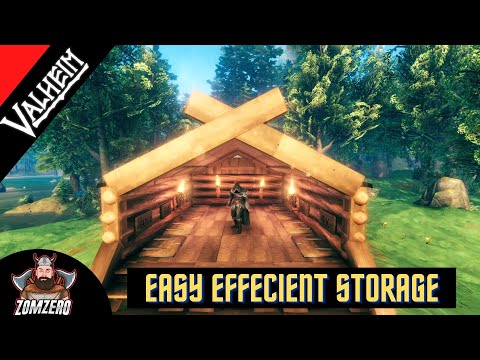 Valheim – Easy Build Efficient Storage House