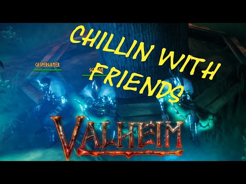 Valheim! Frost Caves Update Racing to the Mountain Top!