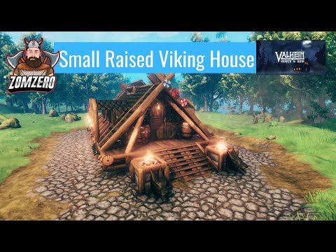 Valheim: Hearth & Home How To Build Series Ep 5 Small Raised Viking House