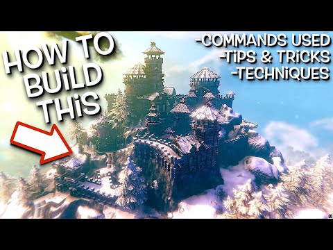 Valheim How to Build a Mountain Top Castle