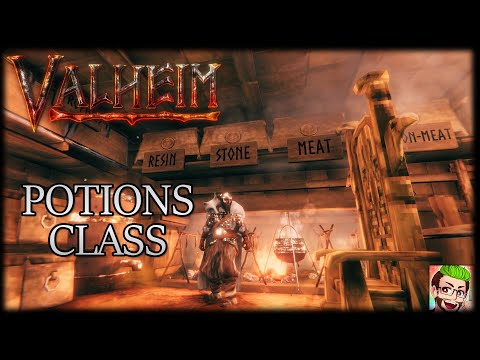 Valheim – Potions Class – Cauldron, Fermenter And Mead Tutorial