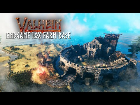 Valheim – Survival castle with lox farm! [no mods or console commands]