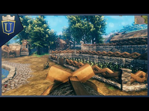Viking Town Construction | Valheim Gameplay