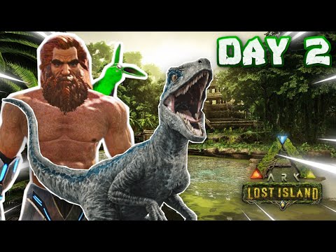 YE DINOSAUR KA DUNIYA KHATARNAK HAI ! Ark Survival Evolved Lost Island Day 2