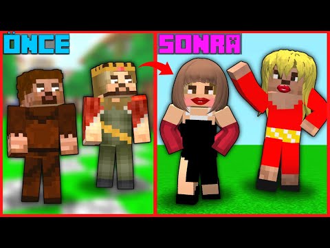 ZENGİN VE FAKİR KADIN OLDU! 😂 – Minecraft