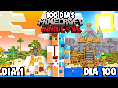 100 Días en el Océano Caribeño en Minecraft Hardcore