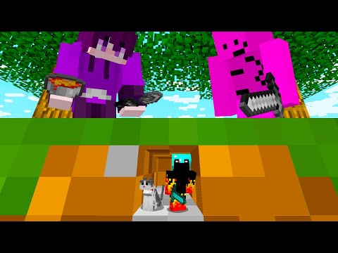2 CAÇADORES vs ATHOS PEQUENO NO MINECRAFT