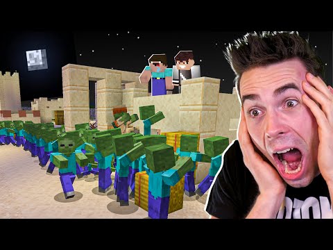 ARMIA ZOMBIE ZAATAKOWAŁA NAS w Minecraft!