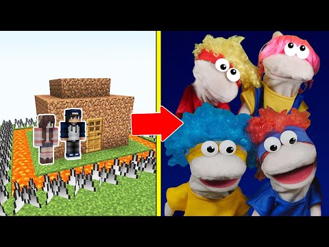 Chicky, Cha-Cha, Lya-Lya, Boom-Boom Tấn Công Nhà Được Bảo Vệ Bởi bqThanh và Ốc Trong Minecraft