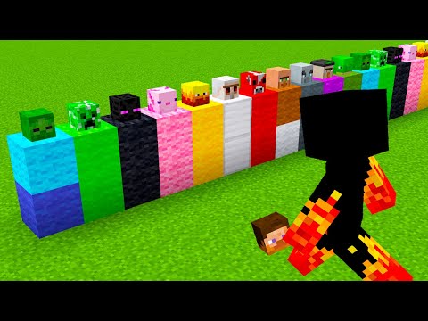 coloquei 500000 mobs no minecraft e eles dominaram o mundo