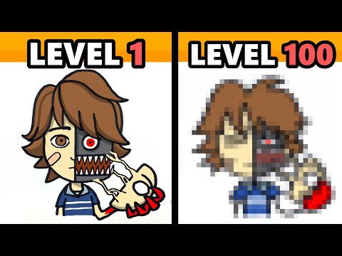COOL How to Draw FNAF NIGHTMARE GREGORY in Garry's Mod|LEVEL 1 DAD vs LEVEL 100 MOM