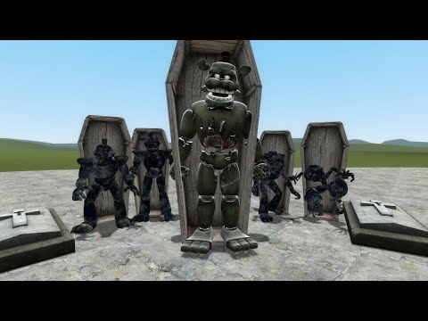 CORRUPTED DEAD ANIMATRONICS VS GLAMROCK In Garry's Mod! Five Nights at Freddy's Security Breach!