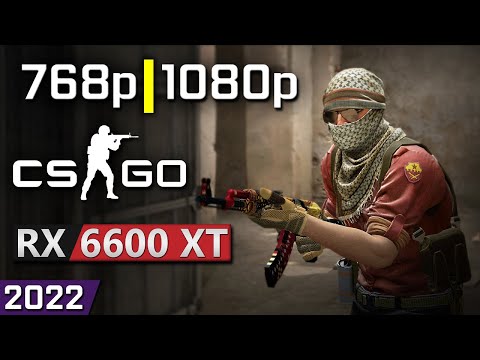 Counter-Strike: Global Offensive CS:GO | RX 6600 XT | 4:3 768p – 1080p | 2022