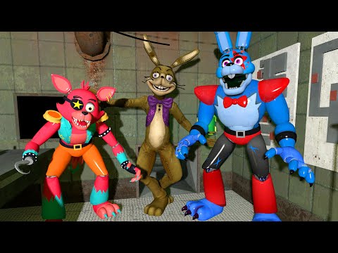 АНИМАТРОНИКИ В ПИЦЦЕРИИ FNAF 3 COOP ИЩУТ НАС ► Garry's Mod