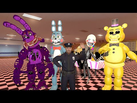АНИМАТРОНИКИ ГОНЯЮТСЯ ЗА НАМИ В ПИЦЦЕРИИ FNAF 1 COOP ► Garry's Mod