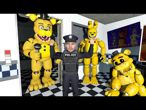 АНИМАТРОНИКИ ПУГАЮТ ОХРАННИКА FNAF COOP ► Garry's Mod