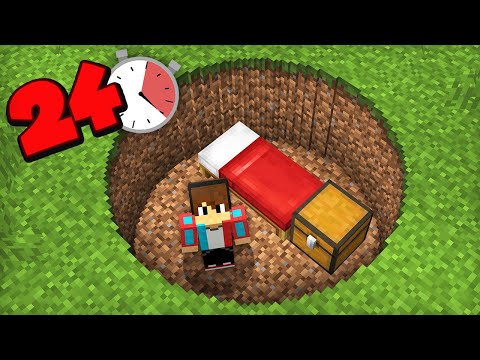 ПРОВЁЛ 24 ЧАСА В ЯМЕ В МАЙНКРАФТ | Компот Minecraft