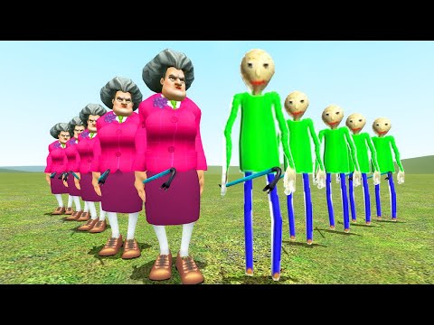 قاريز مود | معركة المدرسين بولدي ضد المدرسة الشريرة 😱🔥 | Garry's Mod