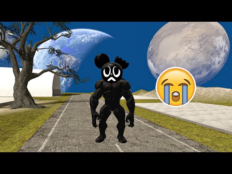 قاريز مود | ميكي ماوس الشرير مفقود في الفضاء🔥😲 | Garry's Mod