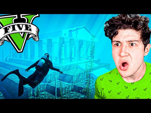 DESCUBRIENDO la CIUDAD PERDIDA BAJO el AGUA en GTA 5! 🏛️🌊 (Mods)