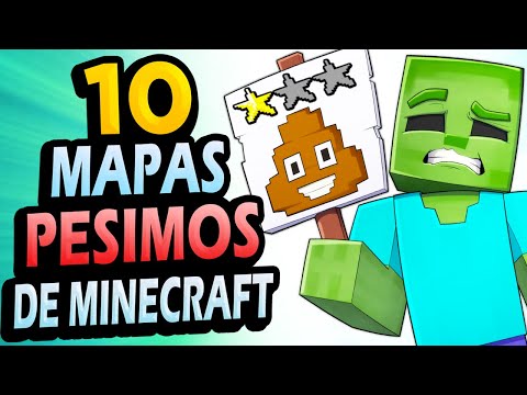 ✅ 10 Mapas PEORES Valorados de Minecraft Bedrock!!!