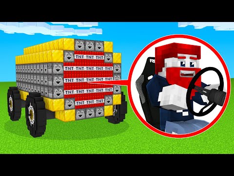 ECHTE FAHRENDE TNT KANONE in TNT WARS MINECRAFT