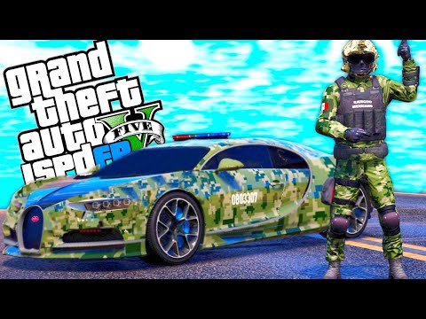 EJERCITO MEXICANO en GTA 5 *BUGATTI* GTA V Mods – Grand Theft Auto V