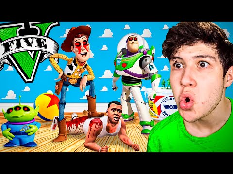 ENCONTRÉ a WOODY.EXE en GTA 5… 🤠🔪 (Mods)