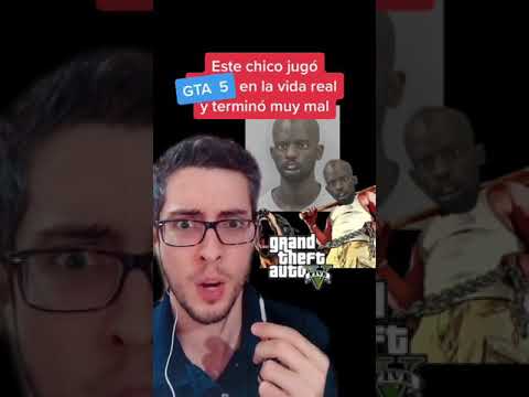 Este chico jugó GTA 5 en la vida real y terminó muy mal! 😳 #shorts