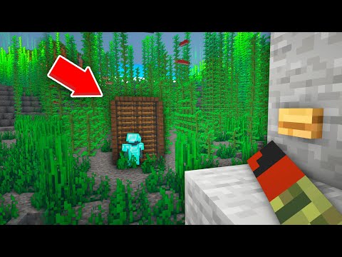 Este NIÑO OCULTABA su BASE SECRETA BAJO el AGUA en MINECRAFT