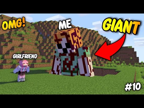 😱 i Became A Giant Alex To Troll My Cute Girlfriend in Minecraft | Hindi | #10