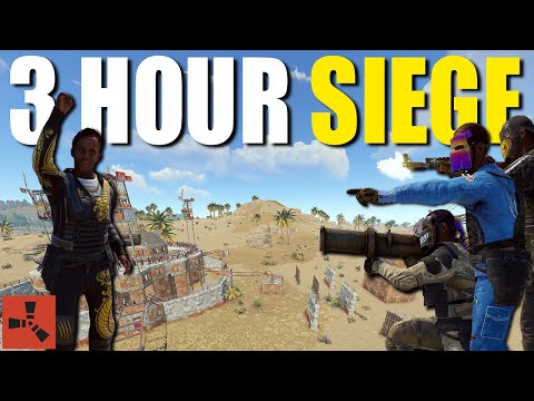 Getting a ZERG to RAID us in our OP TRIO Fortress – Rust Survival