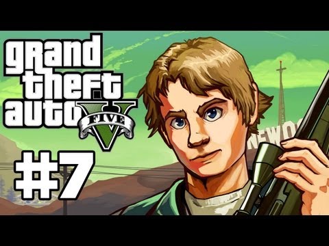 Grand Theft Auto 5 Gameplay / Playthrough w/ SSoHPKC Part 7 – BAD DOG