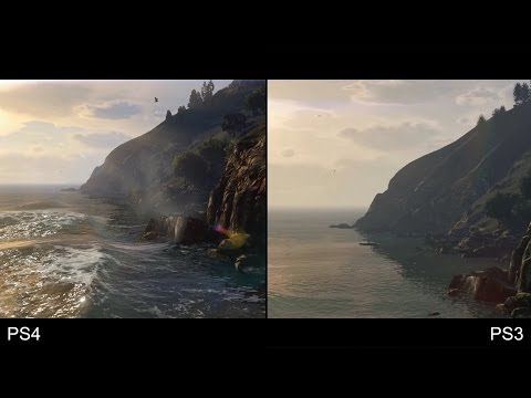 Grand Theft Auto 5/GTA 5 PS4 vs PS3 Trailer Comparison
