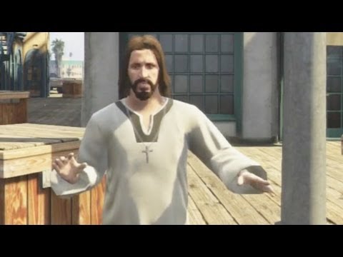Grand Theft Auto 5: Hippie Jesus Christ Easter Egg (HD)
