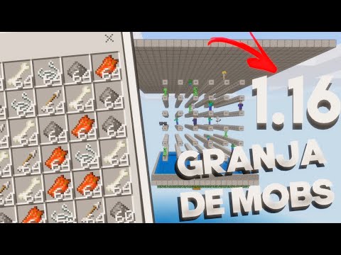 GRANJA DE MOBS PARA LA 1.16 | MINECRAFT BEDROCK 1.16